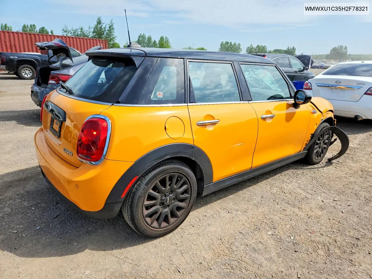 2017 Mini Cooper VIN: WMWXU1C35H2F78321 Lot: 59249416
