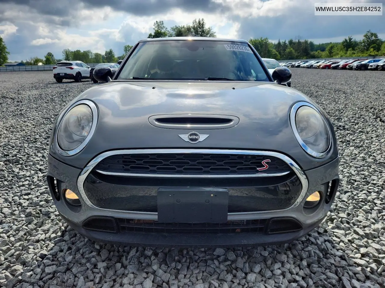 2017 Mini Cooper S Clubman All4 VIN: WMWLU5C35H2E84252 Lot: 59828236