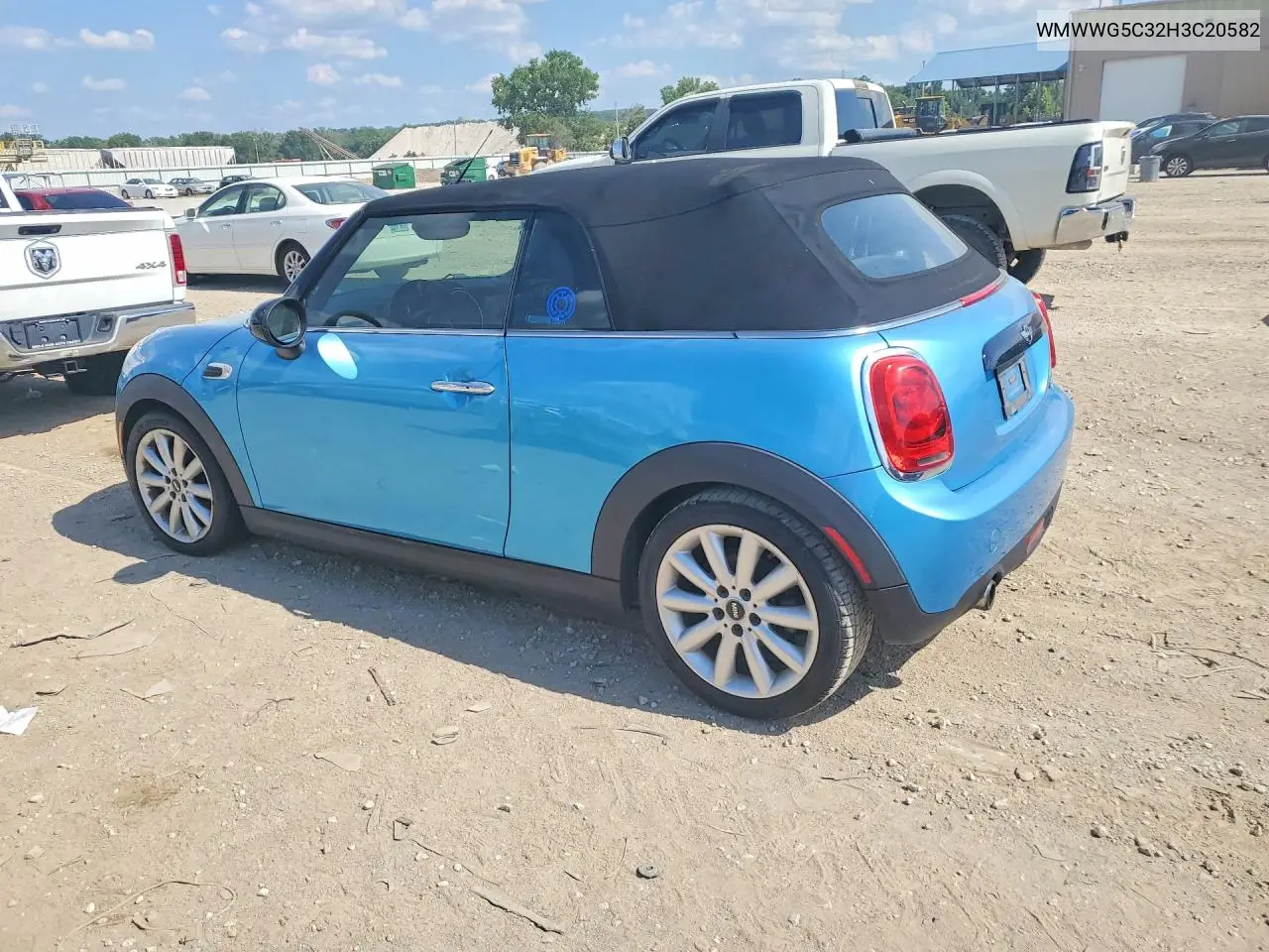 2017 Mini Cooper VIN: WMWWG5C32H3C20582 Lot: 60091976