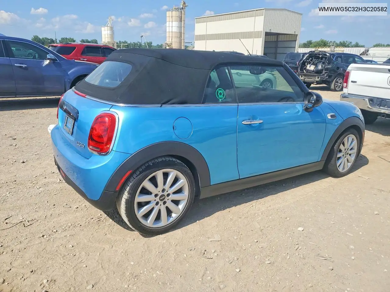 2017 Mini Cooper VIN: WMWWG5C32H3C20582 Lot: 60091976