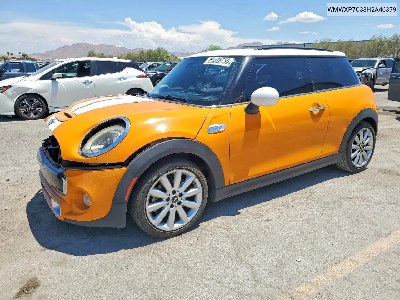 2017 Mini Cooper S VIN: WMWXP7C33H2A46379 Lot: 60528736