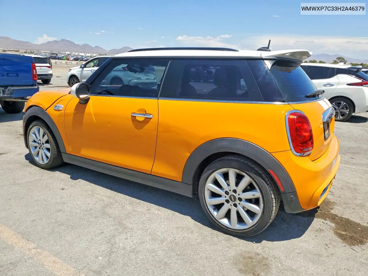 2017 Mini Cooper S VIN: WMWXP7C33H2A46379 Lot: 60528736