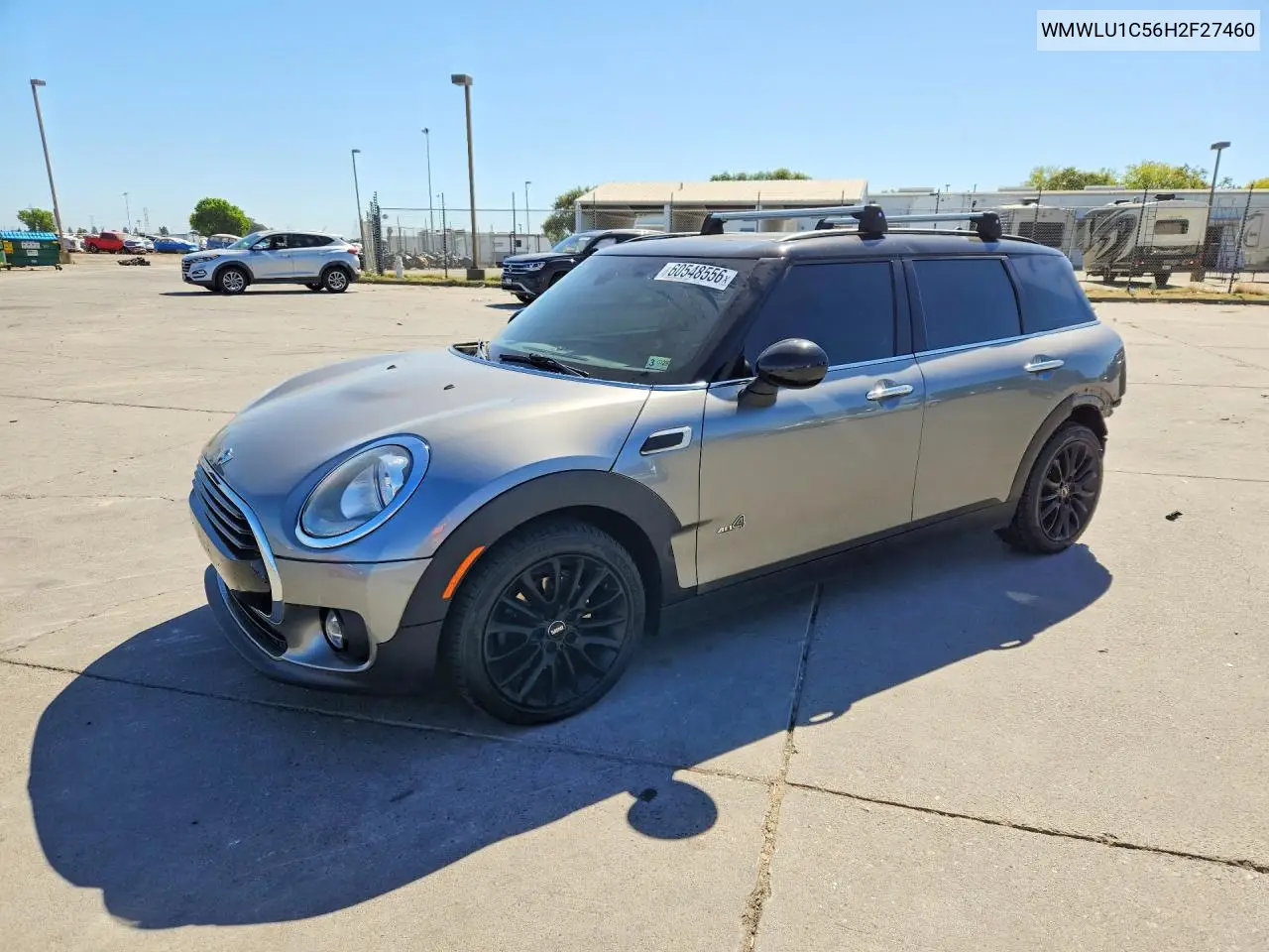 2017 Mini Cooper Clubman All4 VIN: WMWLU1C56H2F27460 Lot: 60548556