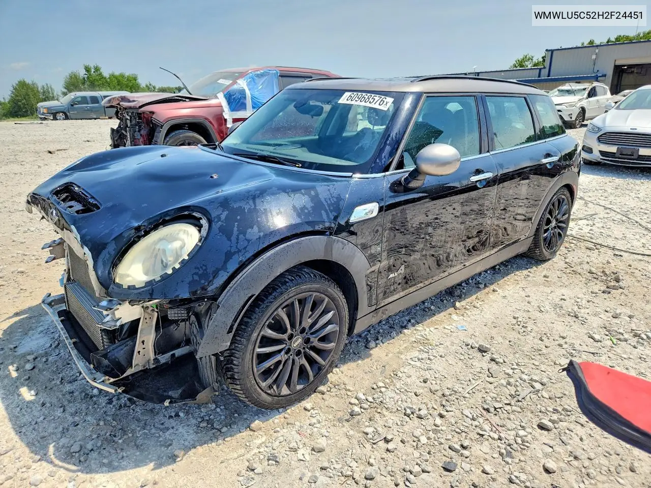 2017 Mini Cooper S Clubman All4 VIN: WMWLU5C52H2F24451 Lot: 60968576