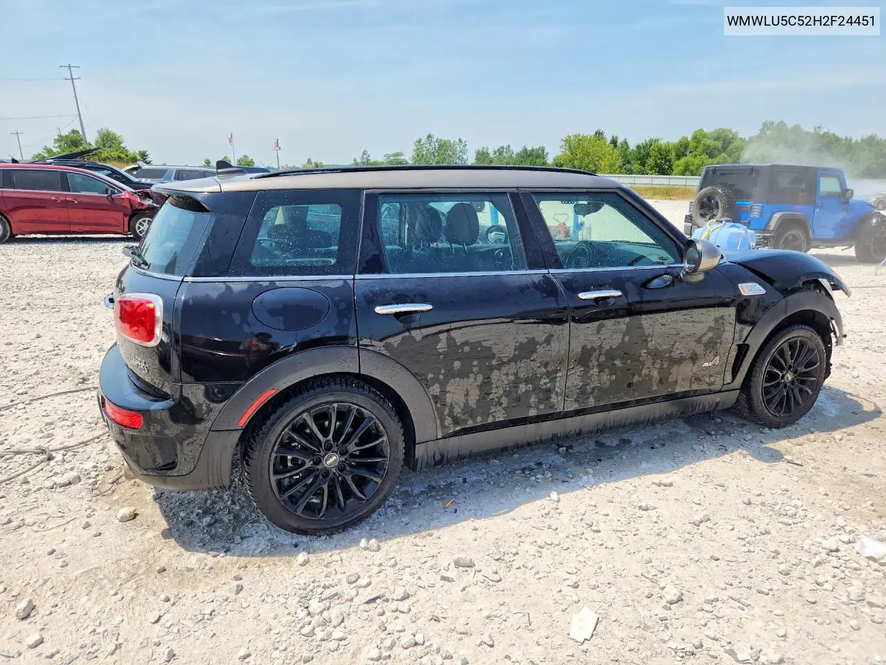 2017 Mini Cooper S Clubman All4 VIN: WMWLU5C52H2F24451 Lot: 60968576