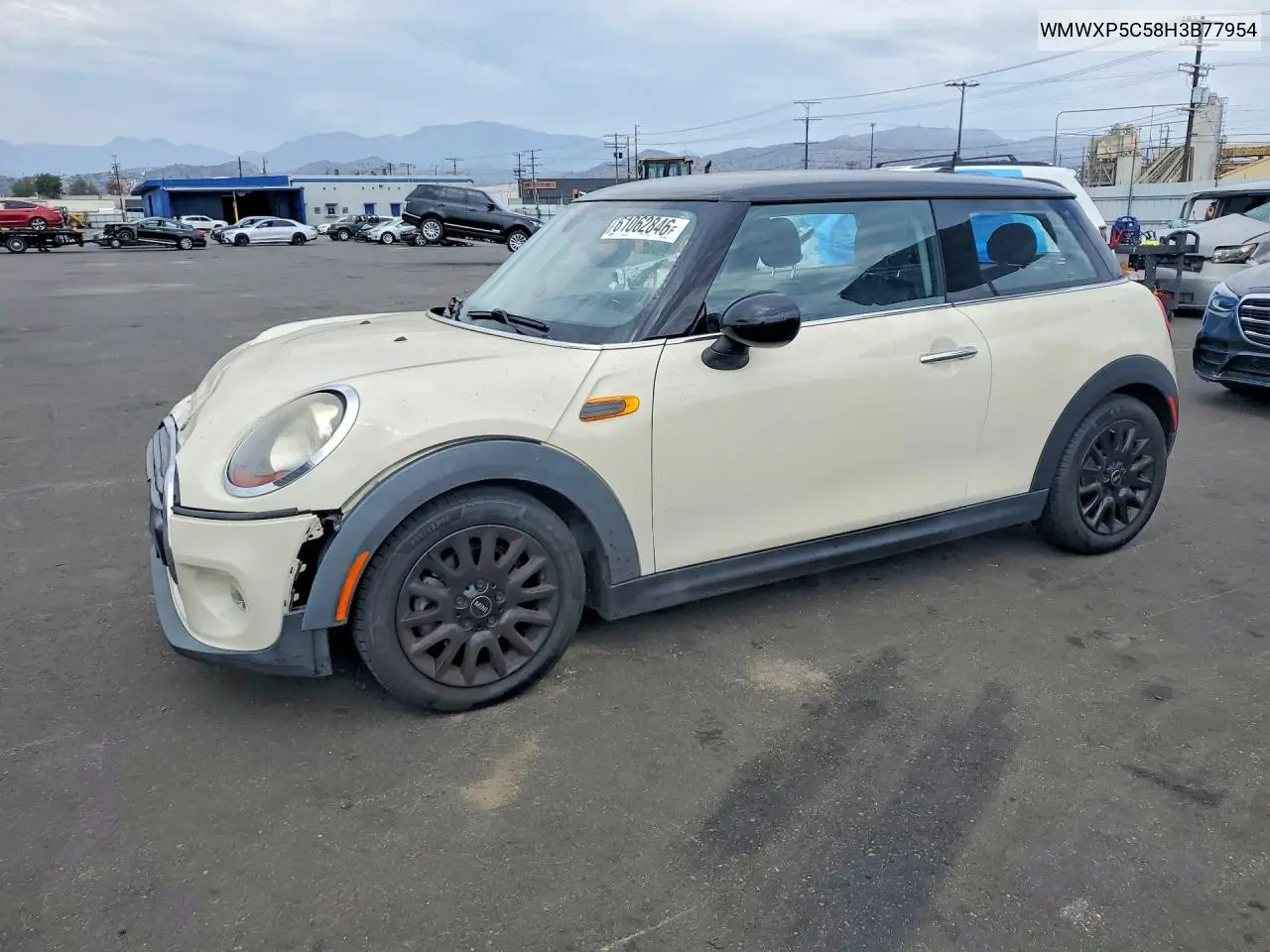 2017 Mini Cooper VIN: WMWXP5C58H3B77954 Lot: 61062846