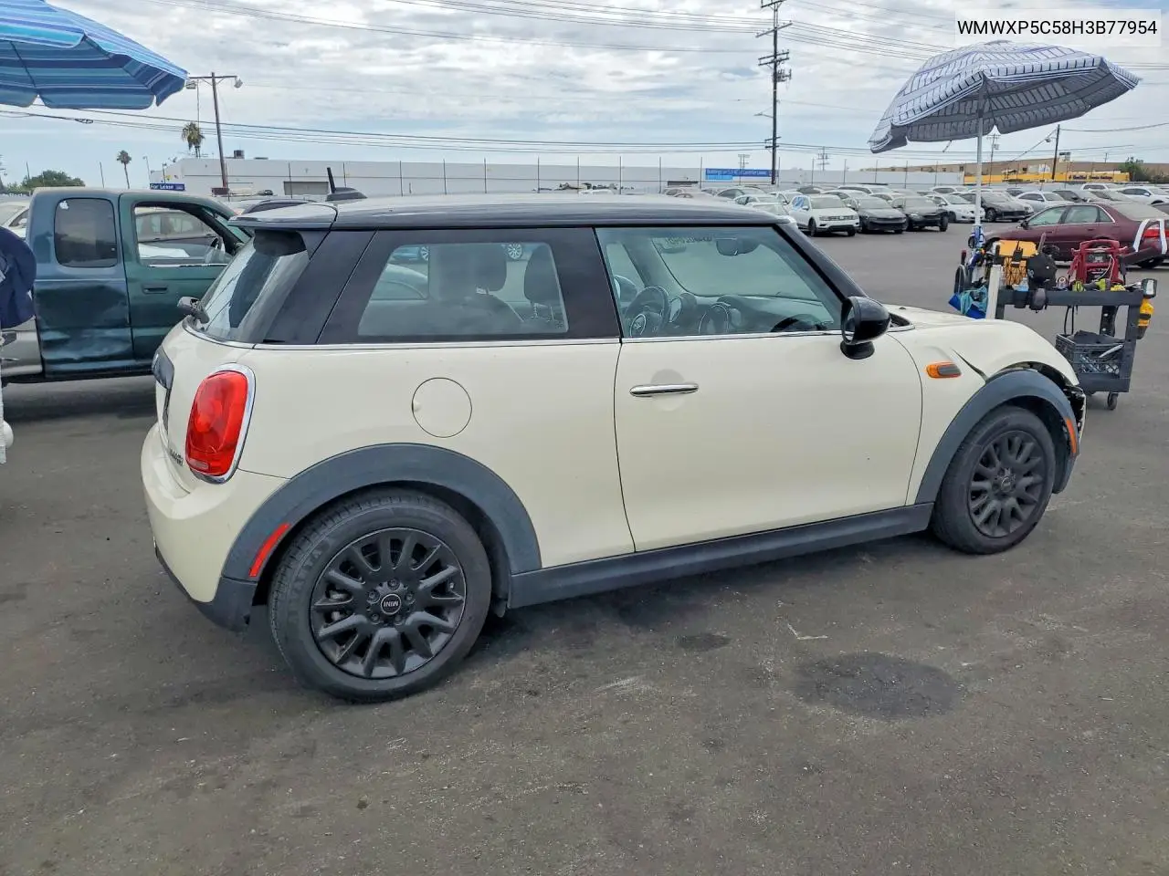 2017 Mini Cooper VIN: WMWXP5C58H3B77954 Lot: 61062846