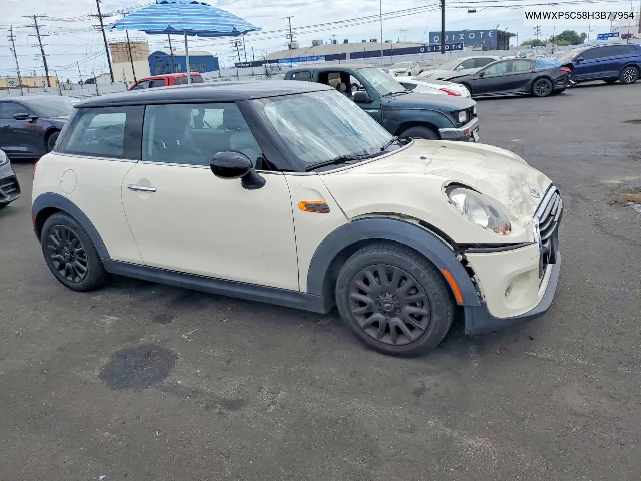 2017 Mini Cooper VIN: WMWXP5C58H3B77954 Lot: 61062846