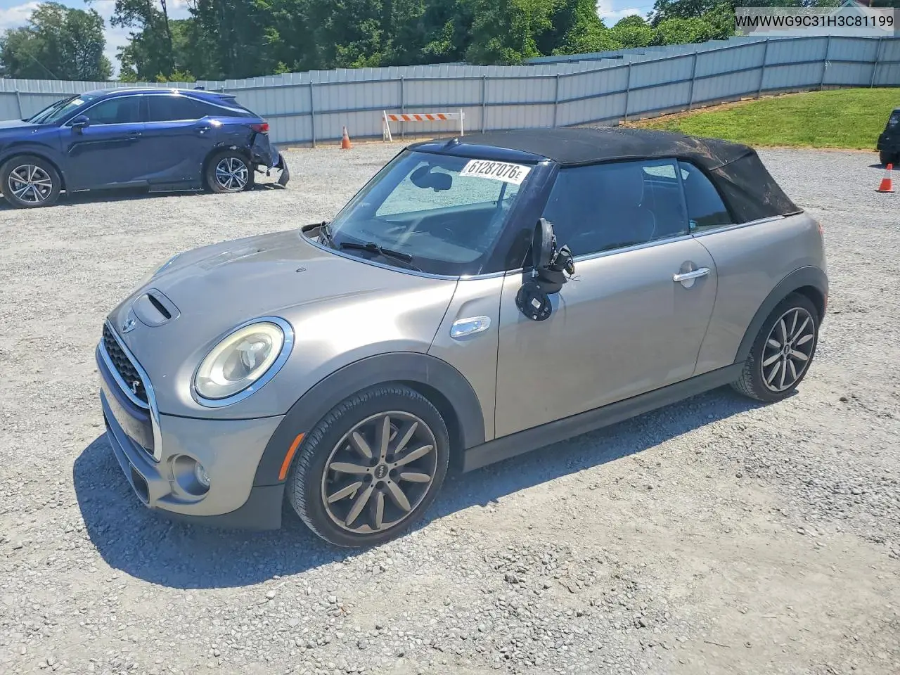 2017 Mini Cooper S VIN: WMWWG9C31H3C81199 Lot: 61287076