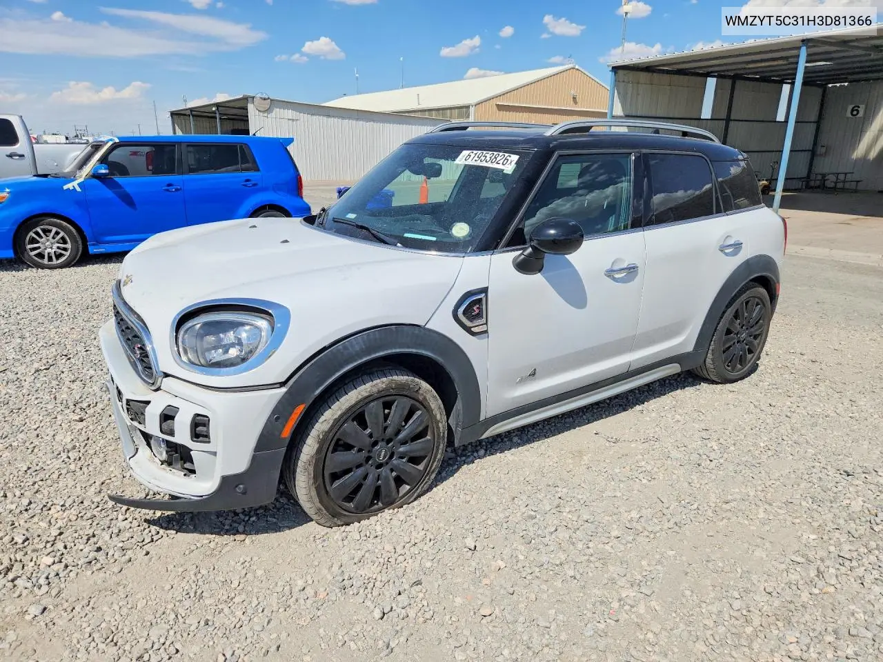 2017 Mini Cooper S Countryman All4 VIN: WMZYT5C31H3D81366 Lot: 61953826