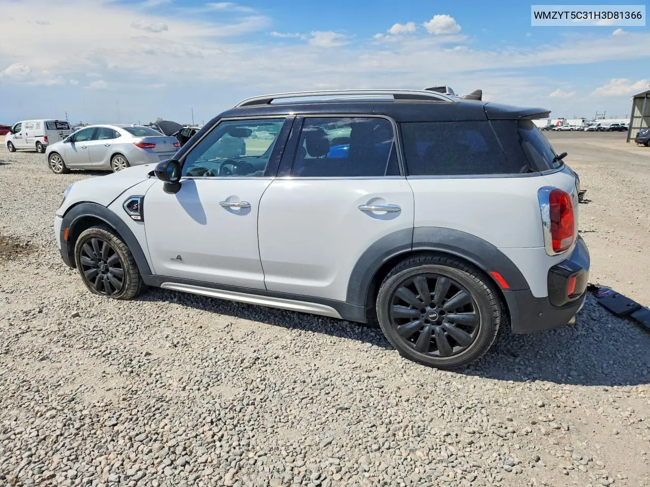 2017 Mini Cooper S Countryman All4 VIN: WMZYT5C31H3D81366 Lot: 61953826