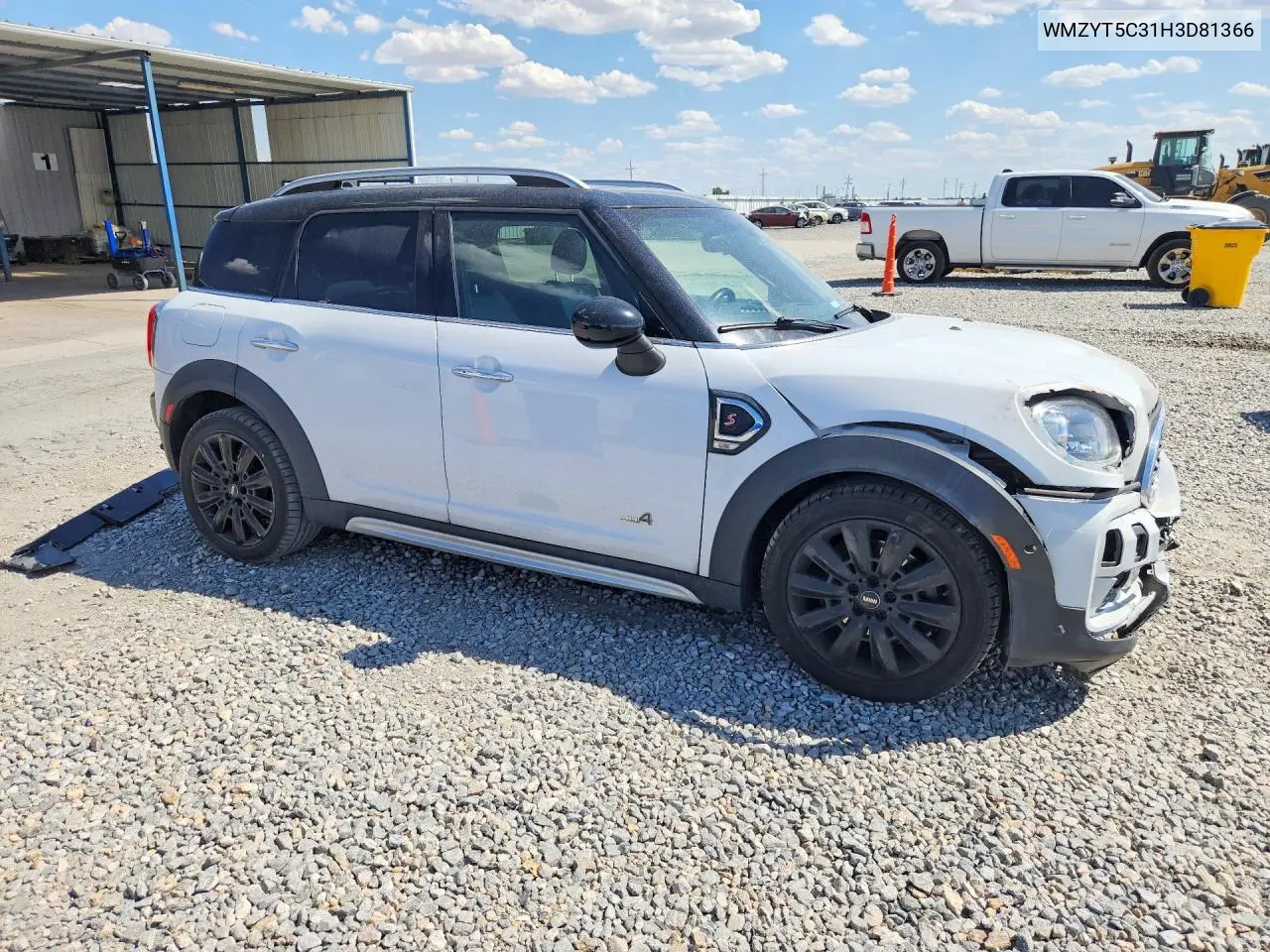 2017 Mini Cooper S Countryman All4 VIN: WMZYT5C31H3D81366 Lot: 61953826