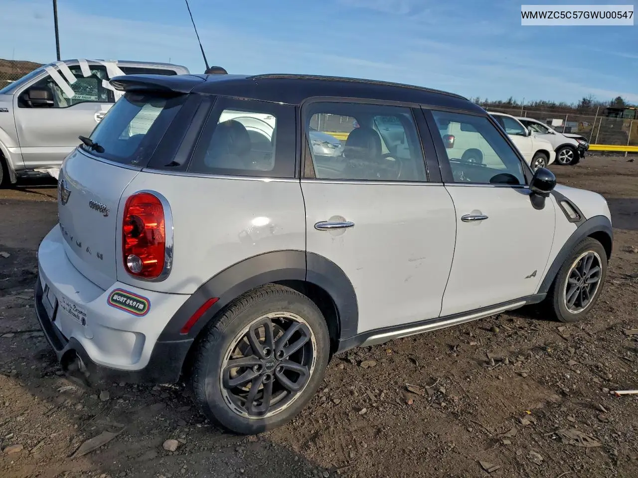 2017 Mini Countryman VIN: WMWZC5C57GWU00547 Lot: 95537625