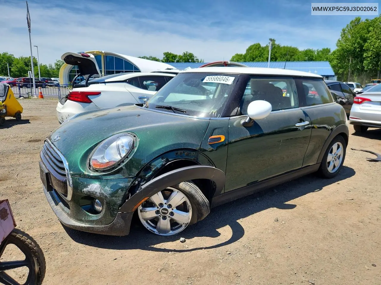 2018 Mini Cooper VIN: WMWXP5C59J3D02062 Lot: 55586046