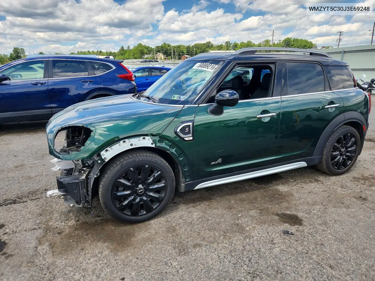 2018 Mini Cooper S Countryman All4 VIN: WMZYT5C30J3E69248 Lot: 58089216
