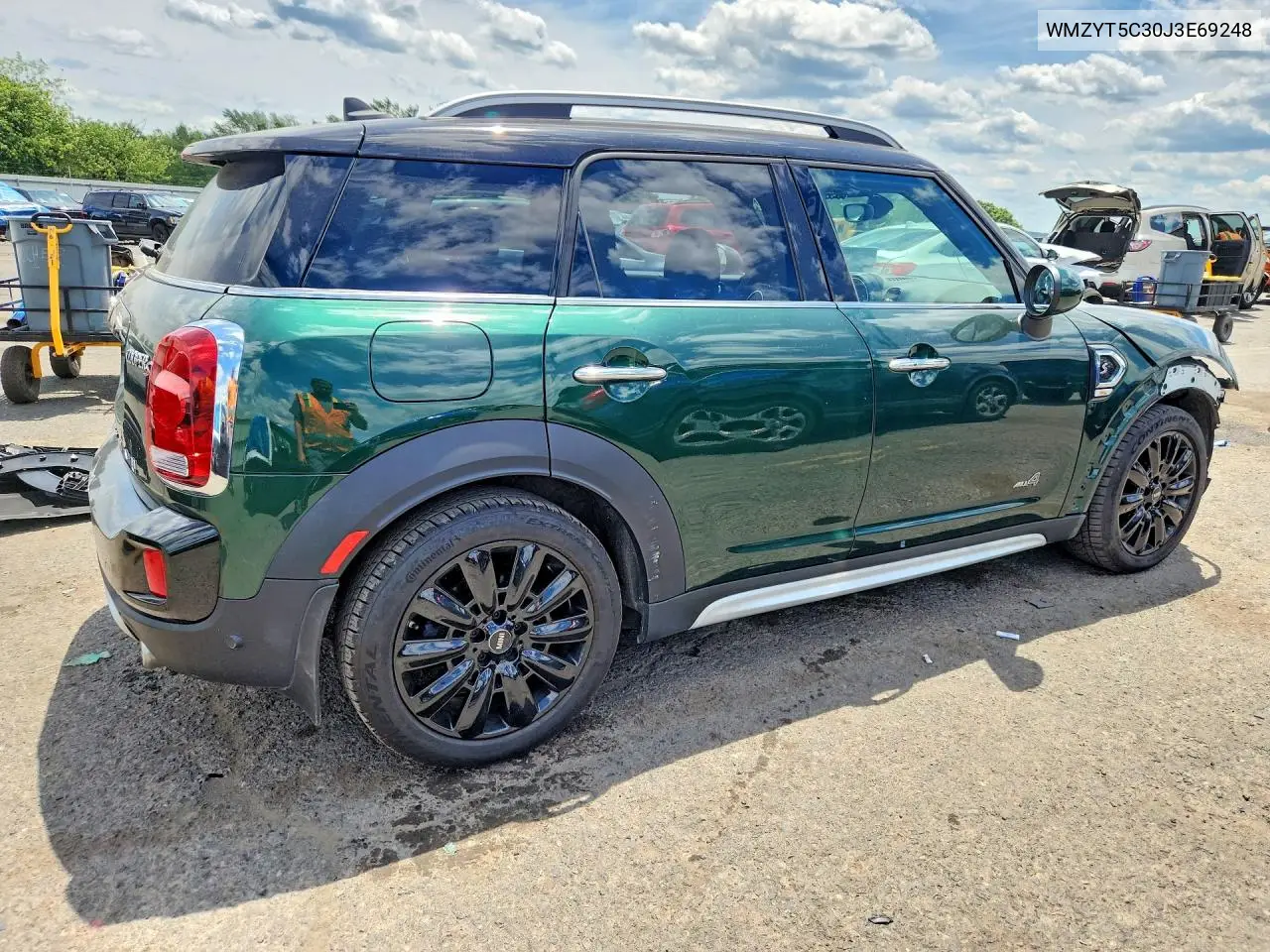 2018 Mini Cooper S Countryman All4 VIN: WMZYT5C30J3E69248 Lot: 58089216