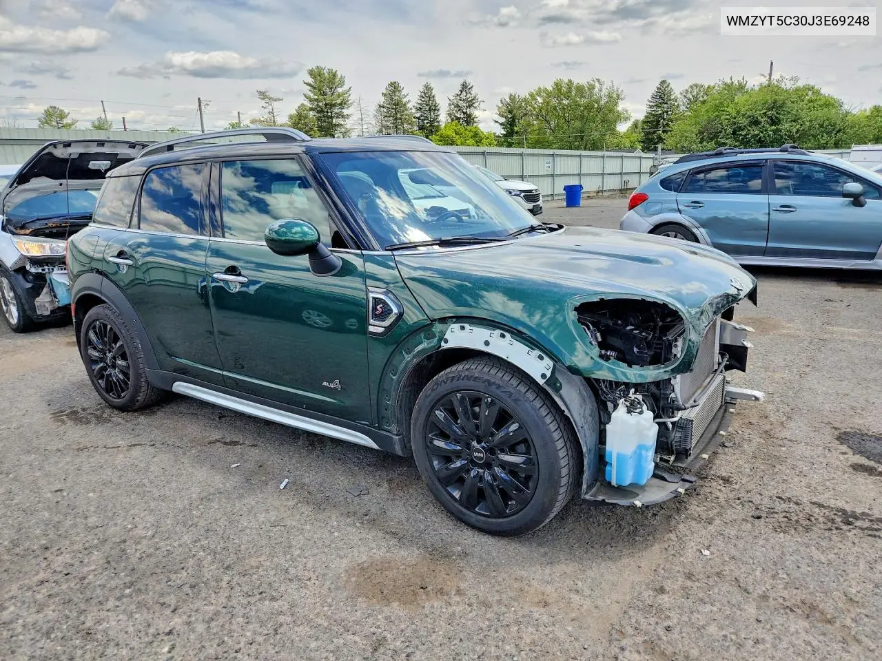 2018 Mini Cooper S Countryman All4 VIN: WMZYT5C30J3E69248 Lot: 58089216
