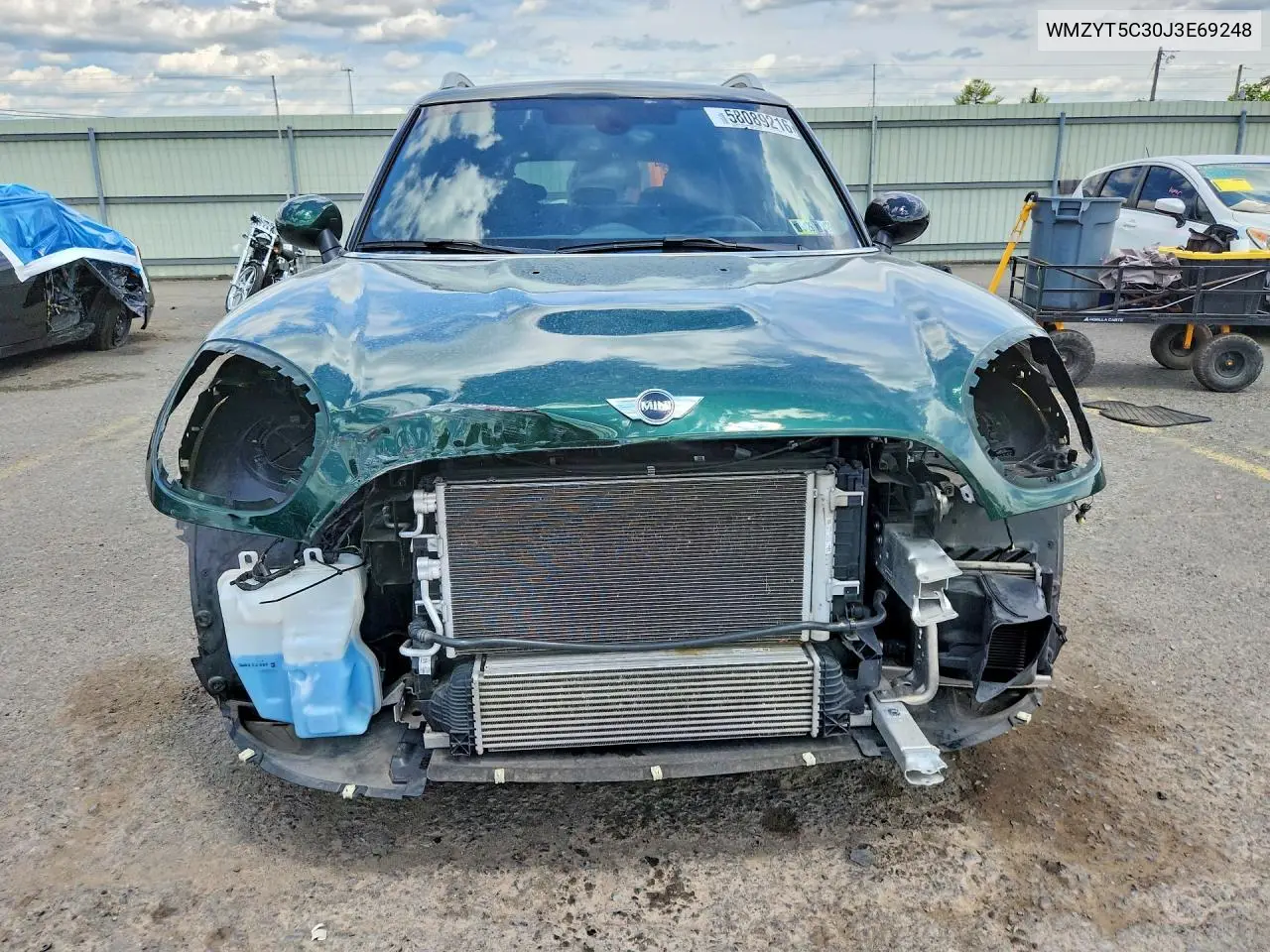 2018 Mini Cooper S Countryman All4 VIN: WMZYT5C30J3E69248 Lot: 58089216