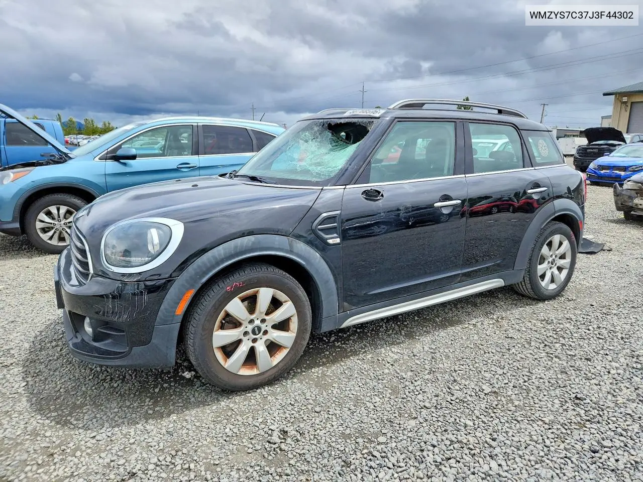 2018 Mini Cooper Countryman VIN: WMZYS7C37J3F44302 Lot: 58788596