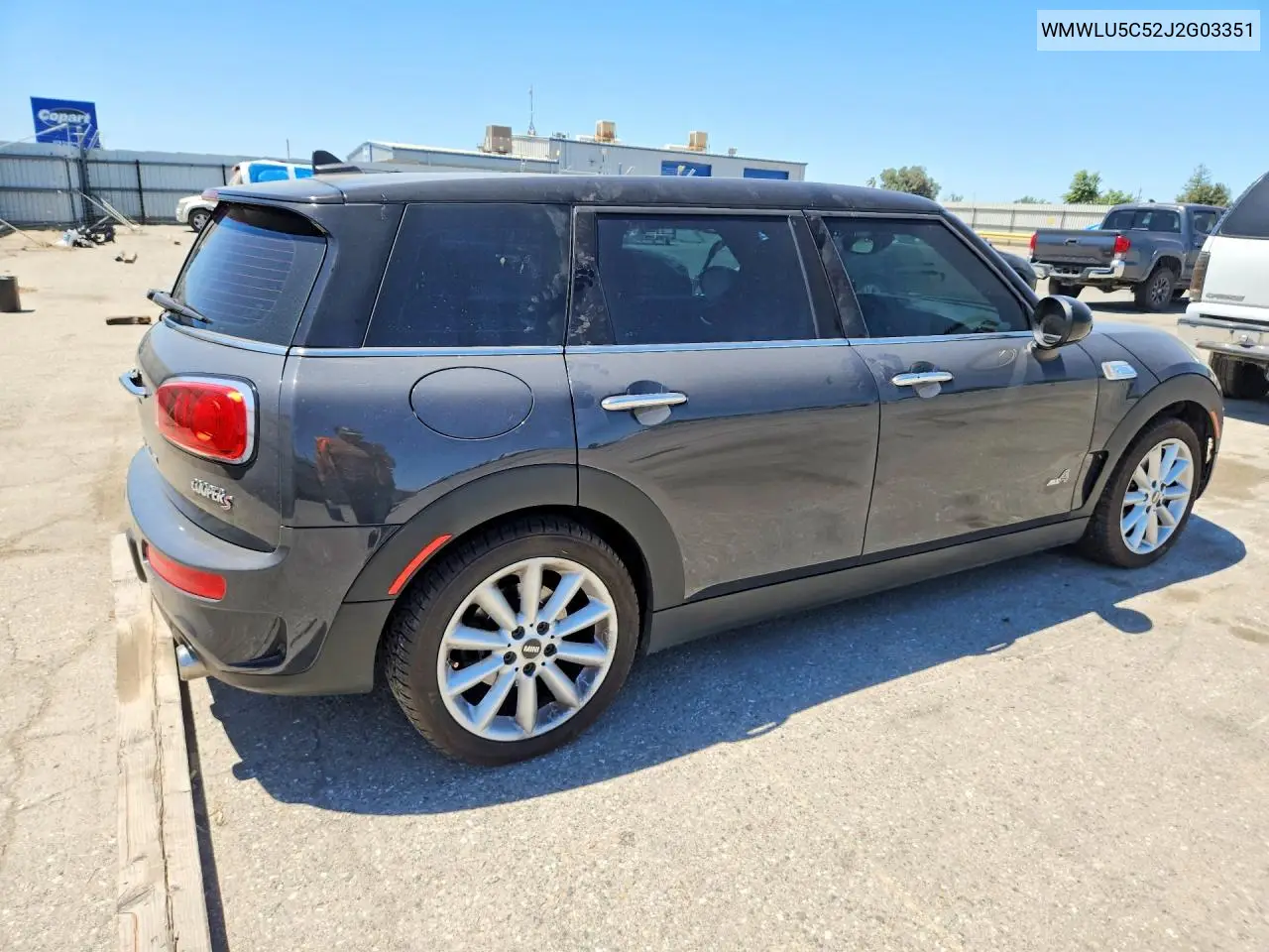 2018 Mini Cooper S Clubman All4 VIN: WMWLU5C52J2G03351 Lot: 58966536