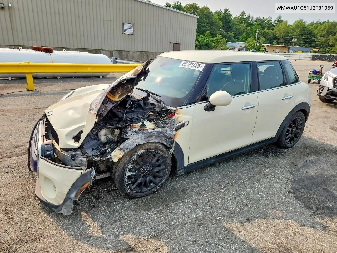 2018 Mini Cooper VIN: WMWXU1C51J2F81059 Lot: 60181626
