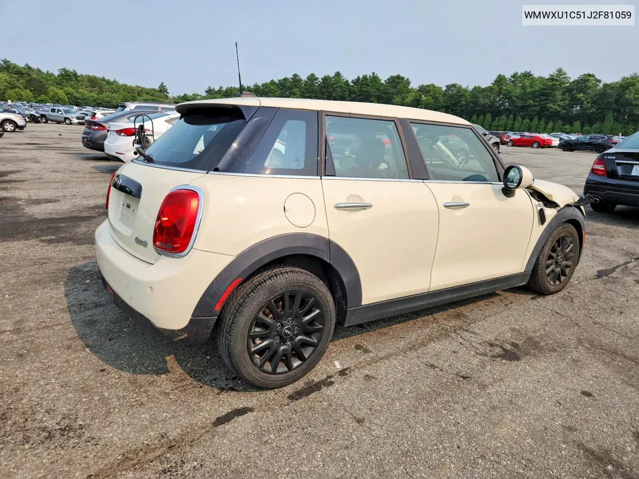 2018 Mini Cooper VIN: WMWXU1C51J2F81059 Lot: 60181626
