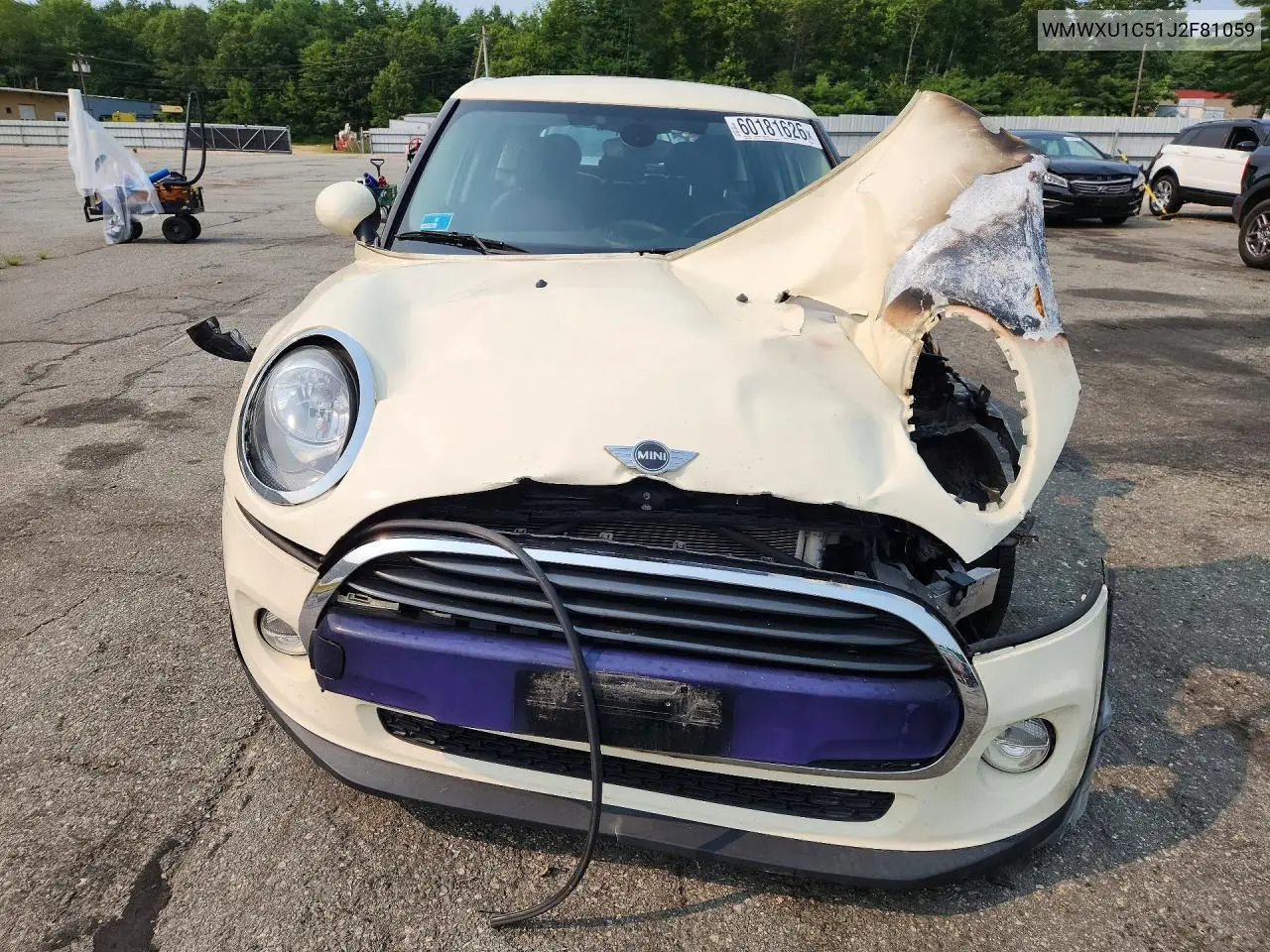 2018 Mini Cooper VIN: WMWXU1C51J2F81059 Lot: 60181626
