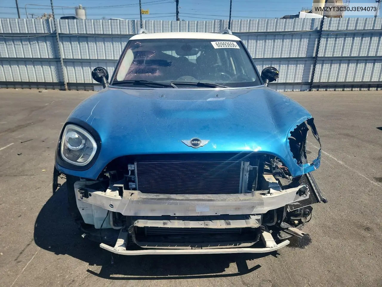 2018 Mini Cooper S Countryman VIN: WMZYT3C30J3E94073 Lot: 60993656