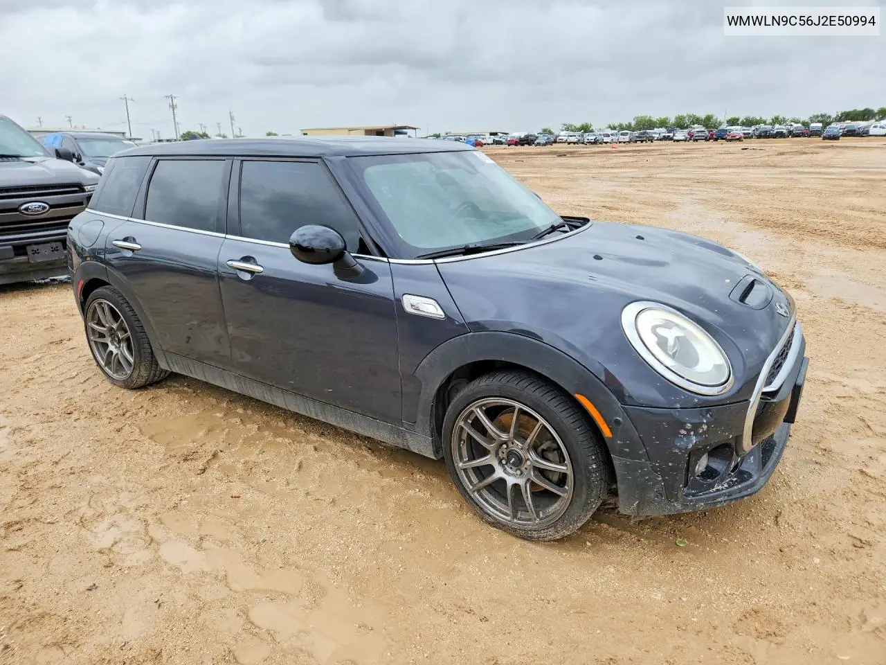 2018 Mini Cooper S Clubman VIN: WMWLN9C56J2E50994 Lot: 61082796