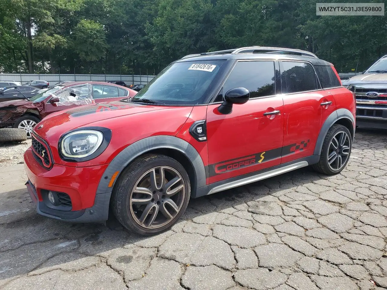 2018 Mini Cooper S Countryman All4 VIN: WMZYT5C31J3E59800 Lot: 61842616