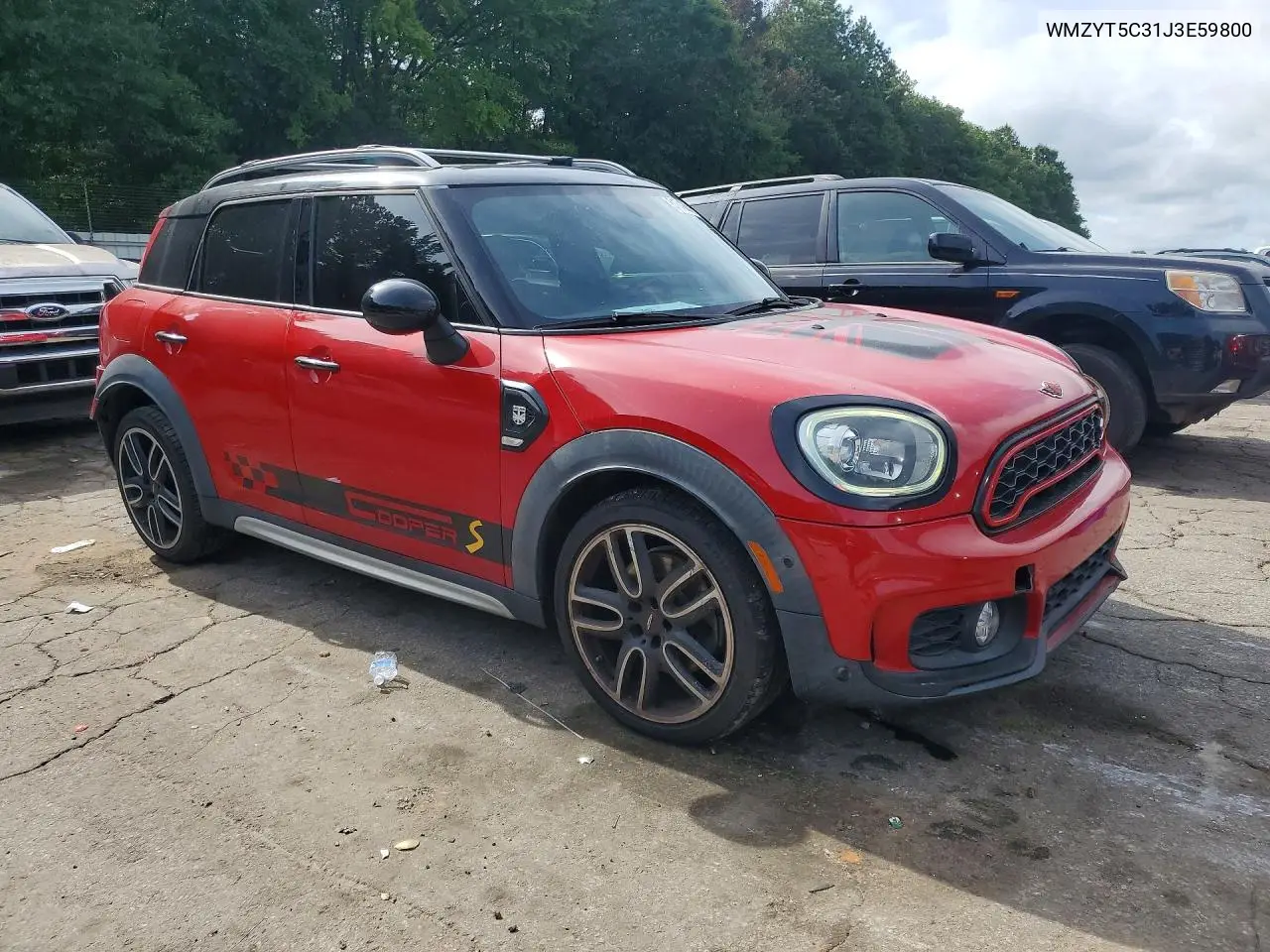 2018 Mini Cooper S Countryman All4 VIN: WMZYT5C31J3E59800 Lot: 61842616