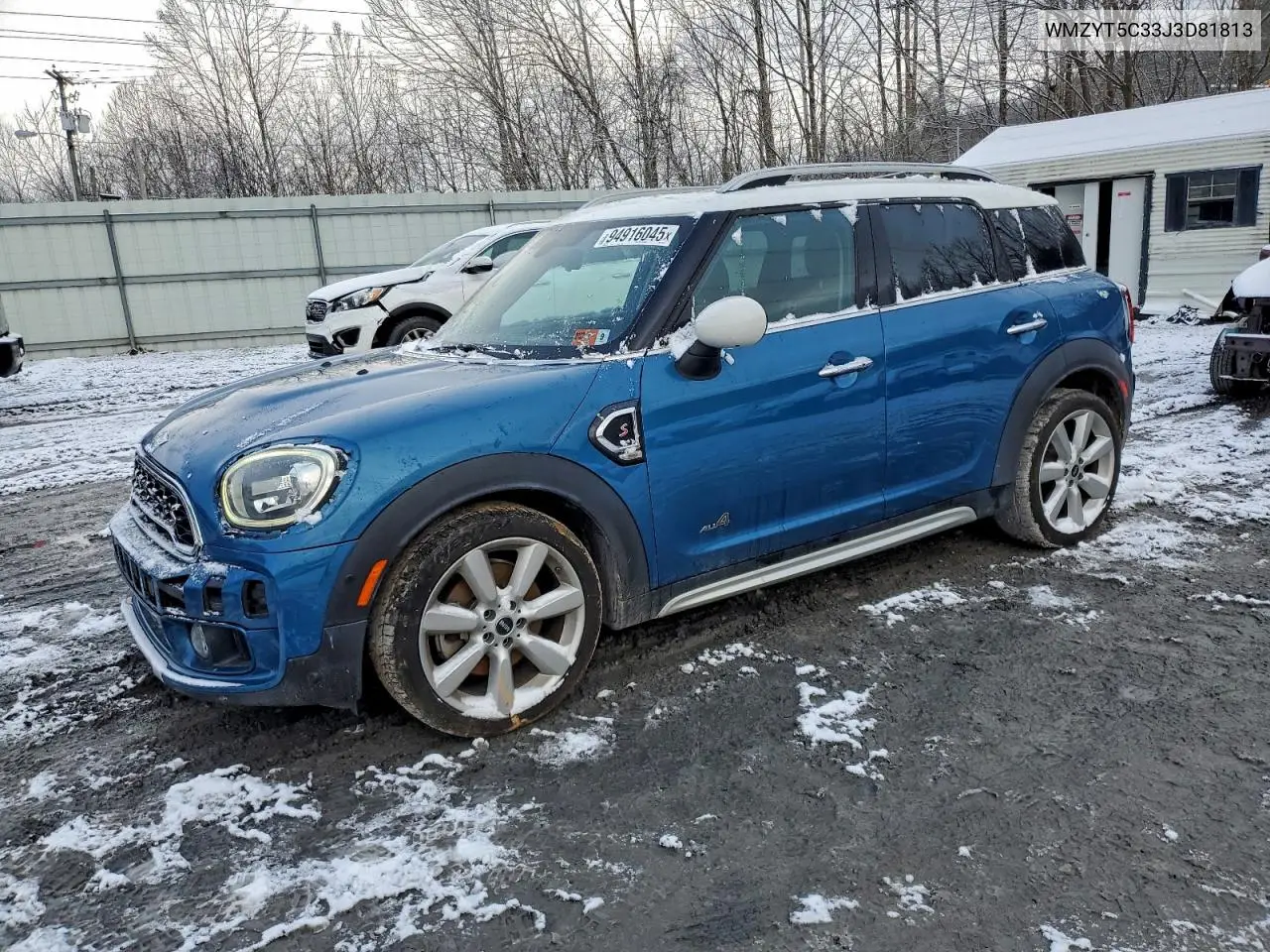 WMZYT5C33J3D81813 2018 Mini Cooper S Countryman All4