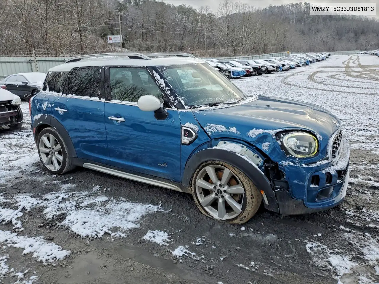 WMZYT5C33J3D81813 2018 Mini Cooper S Countryman All4
