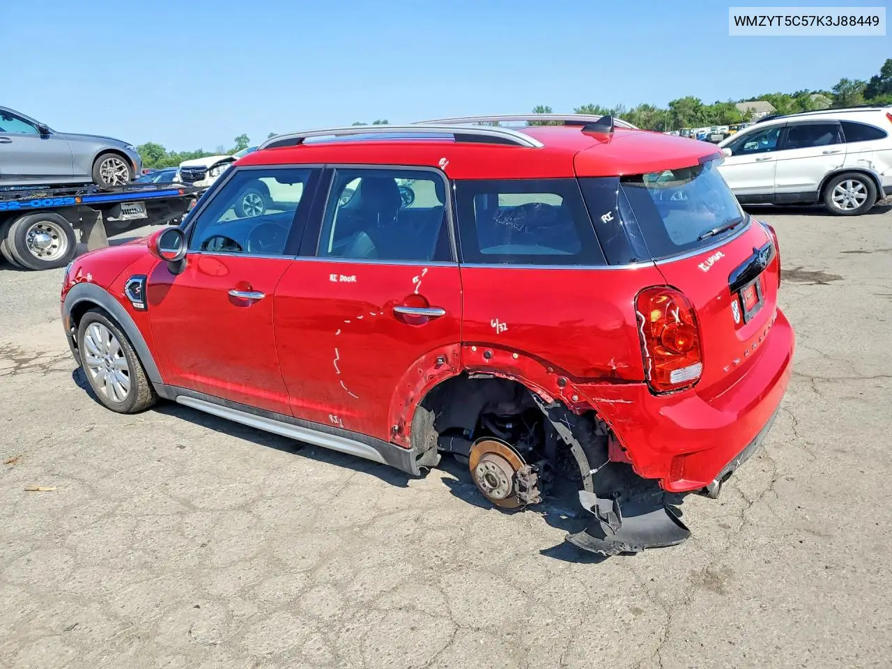 2019 Mini Cooper S Countryman All4 VIN: WMZYT5C57K3J88449 Lot: 50126576