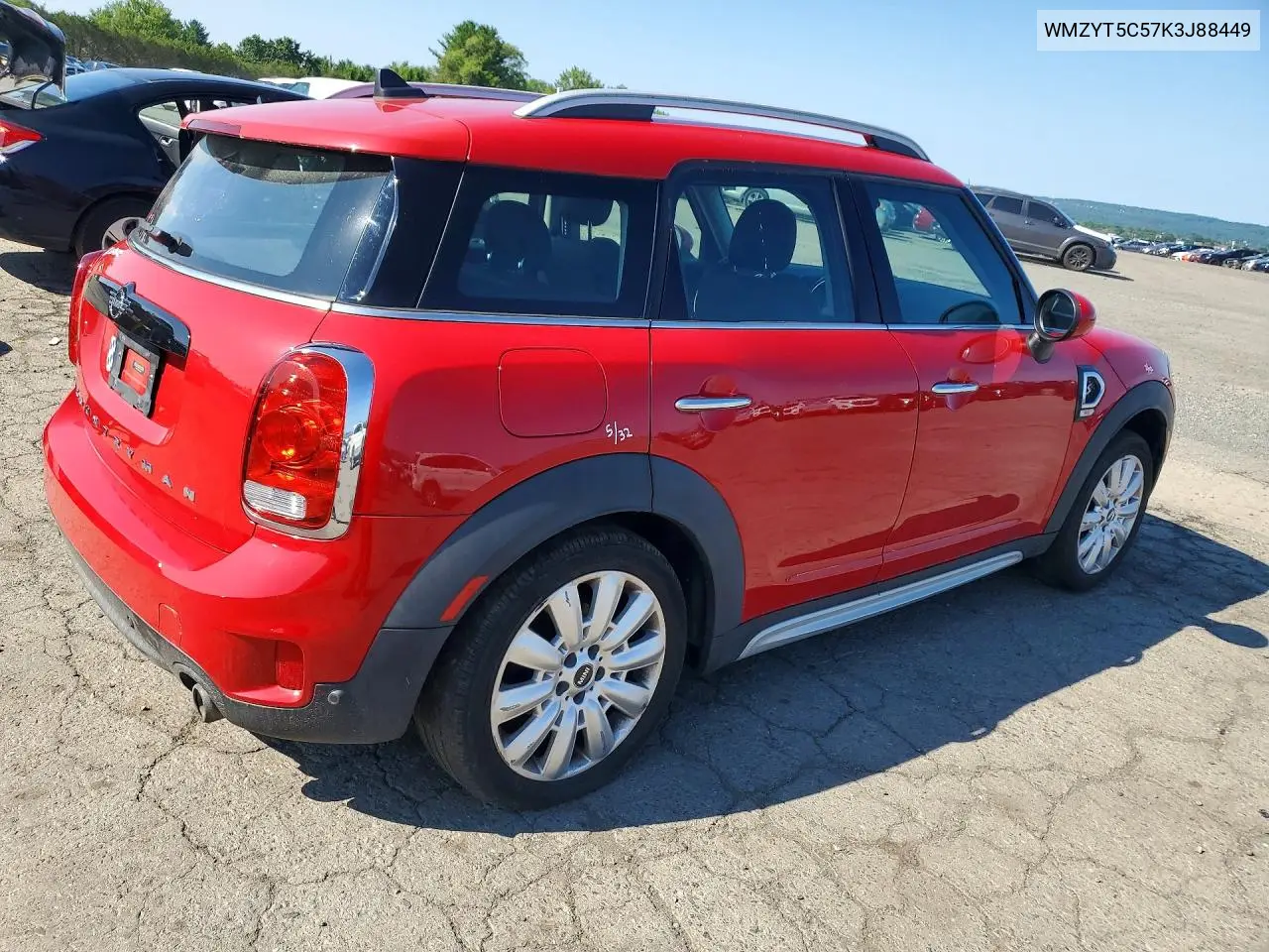 2019 Mini Cooper S Countryman All4 VIN: WMZYT5C57K3J88449 Lot: 50126576