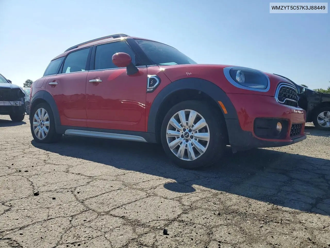 2019 Mini Cooper S Countryman All4 VIN: WMZYT5C57K3J88449 Lot: 50126576