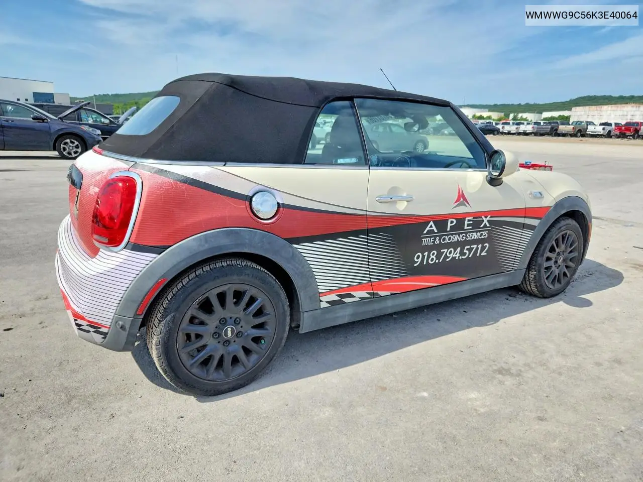 2019 Mini Cooper S VIN: WMWWG9C56K3E40064 Lot: 59787706