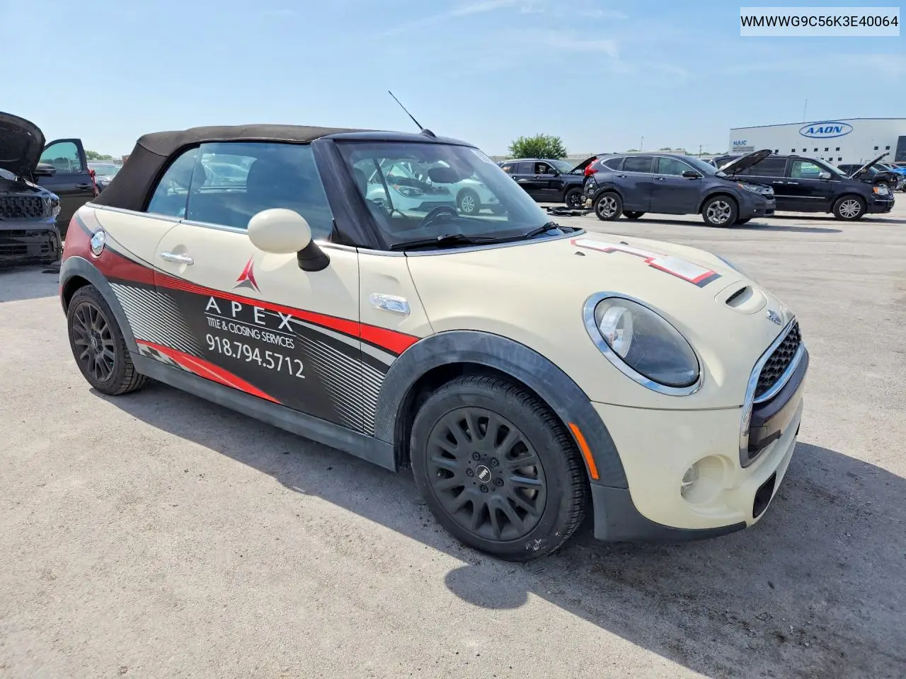 2019 Mini Cooper S VIN: WMWWG9C56K3E40064 Lot: 59787706