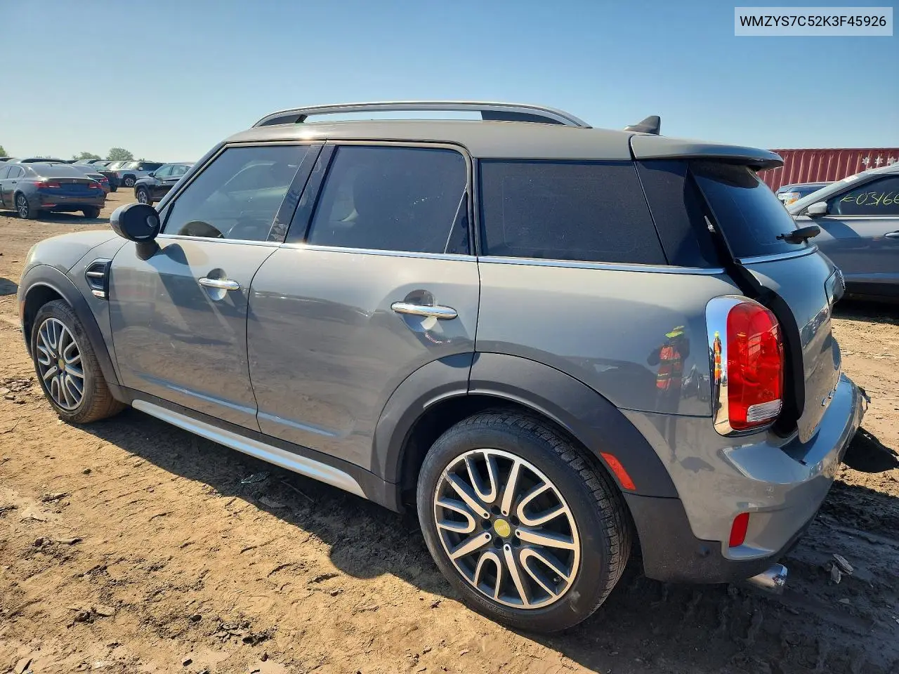 2019 Mini Cooper Countryman VIN: WMZYS7C52K3F45926 Lot: 59967216