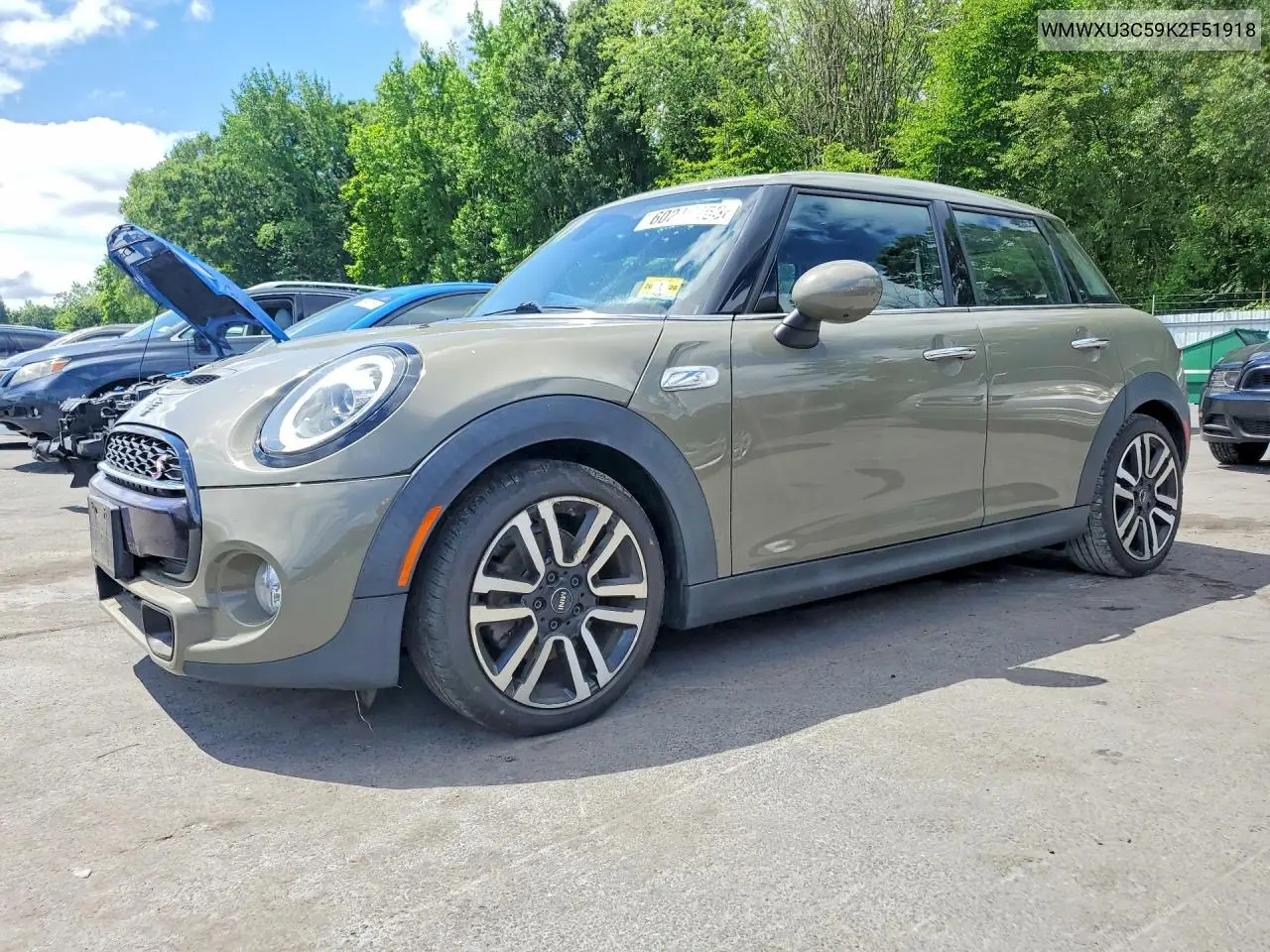 2019 Mini Cooper S VIN: WMWXU3C59K2F51918 Lot: 60215466