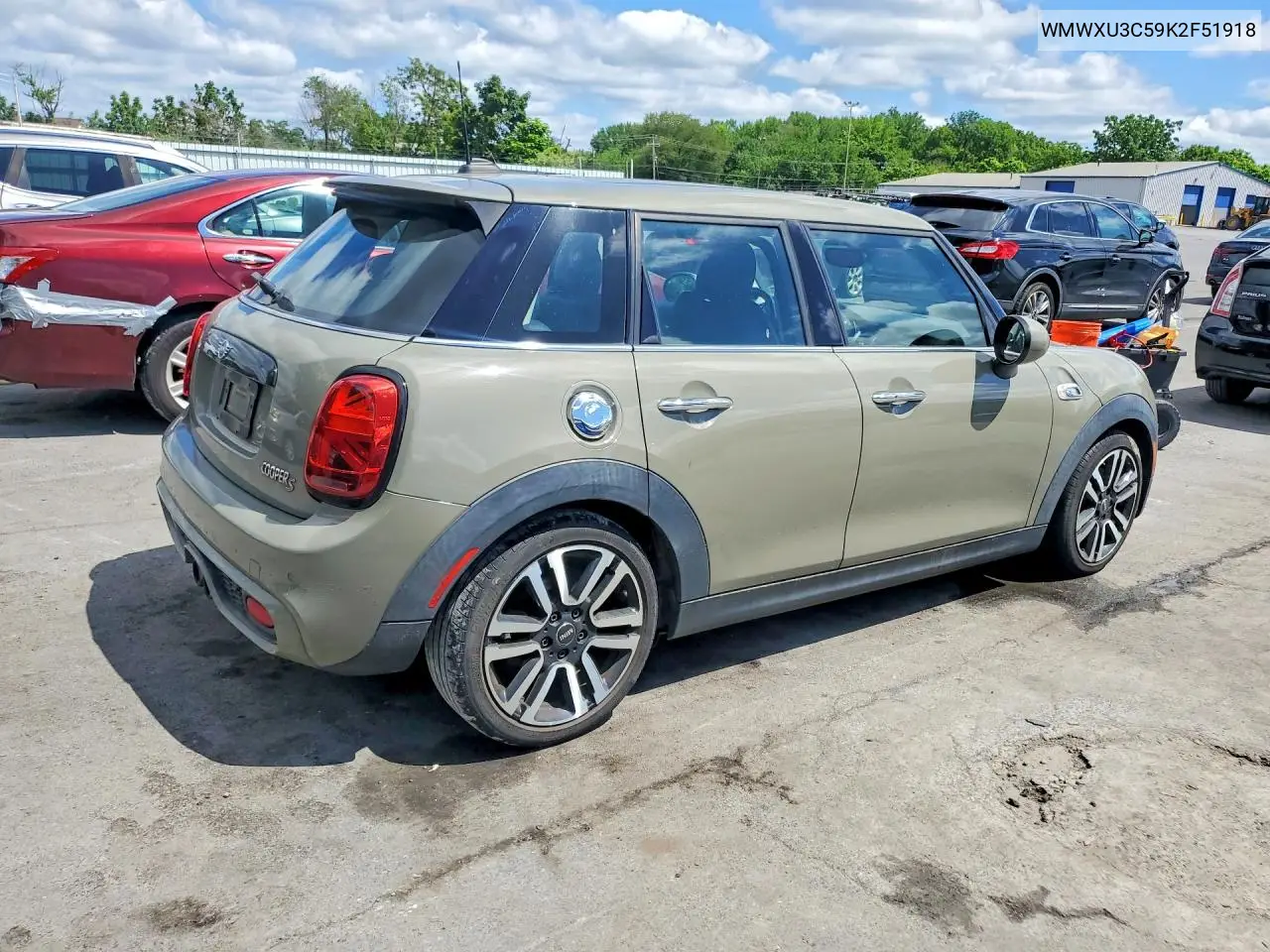 2019 Mini Cooper S VIN: WMWXU3C59K2F51918 Lot: 60215466