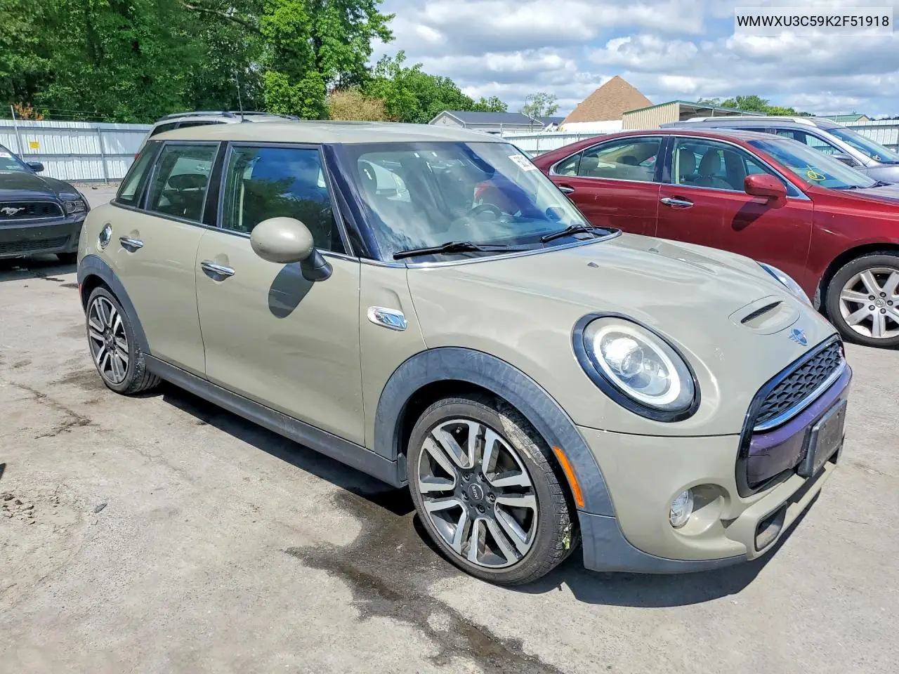 2019 Mini Cooper S VIN: WMWXU3C59K2F51918 Lot: 60215466