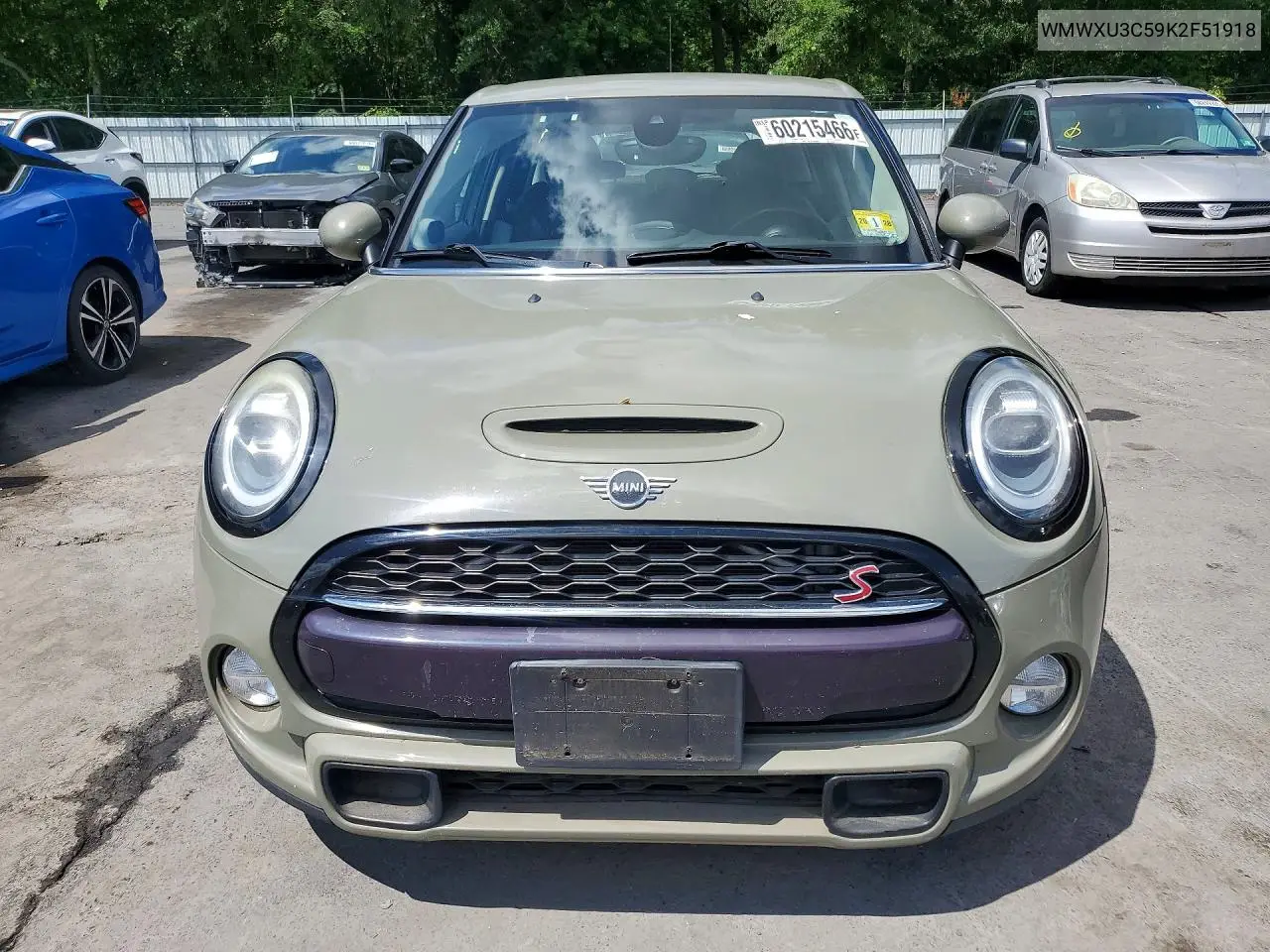 2019 Mini Cooper S VIN: WMWXU3C59K2F51918 Lot: 60215466