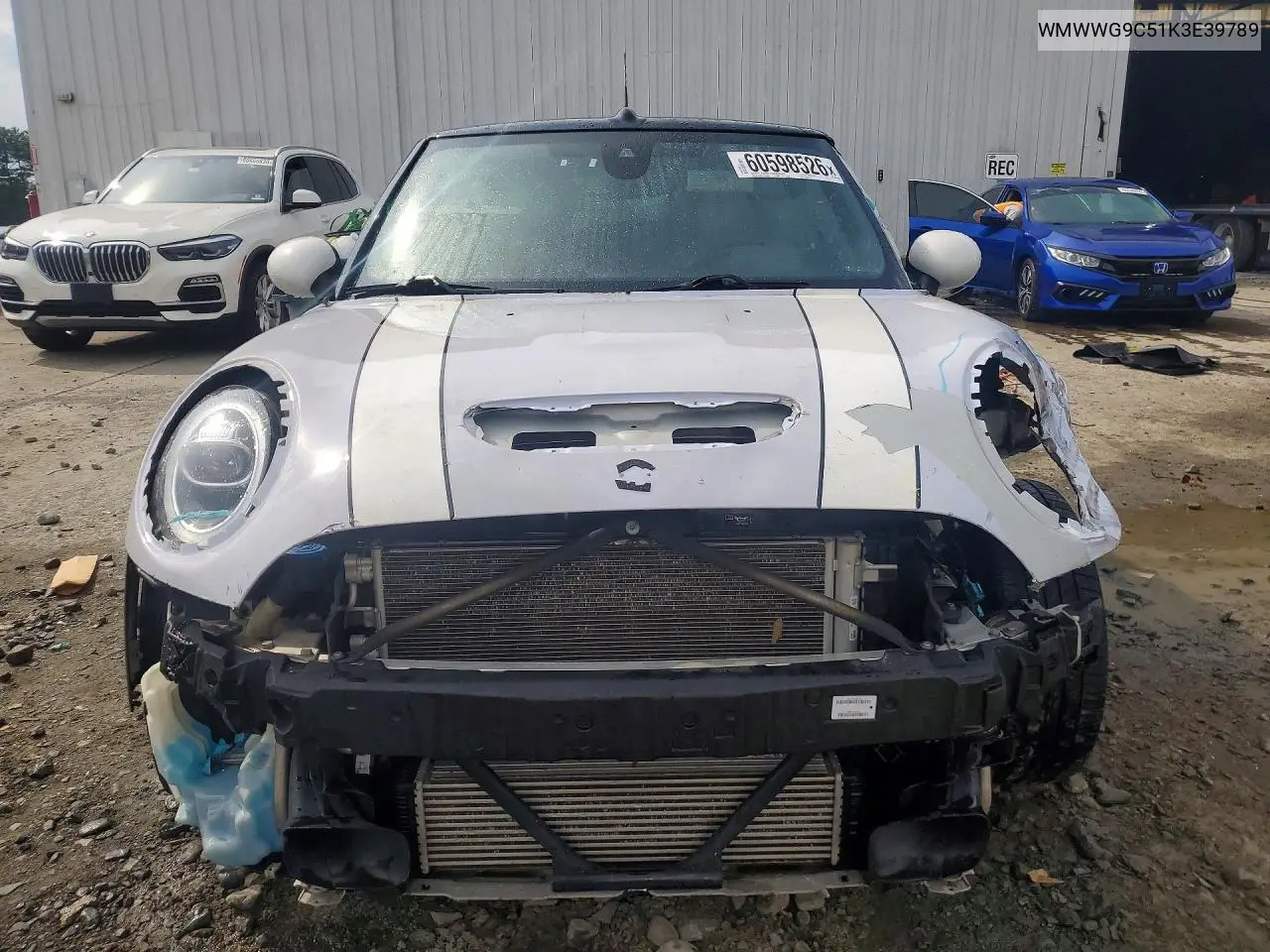 2019 Mini Cooper S VIN: WMWWG9C51K3E39789 Lot: 60598526