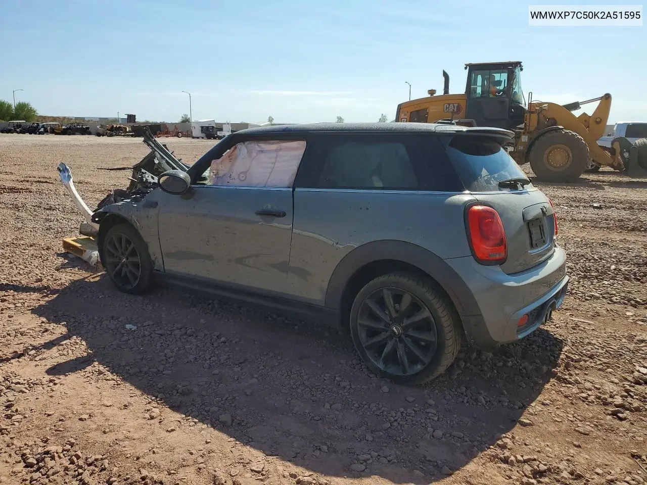 2019 Mini Cooper S VIN: WMWXP7C50K2A51595 Lot: 60721276
