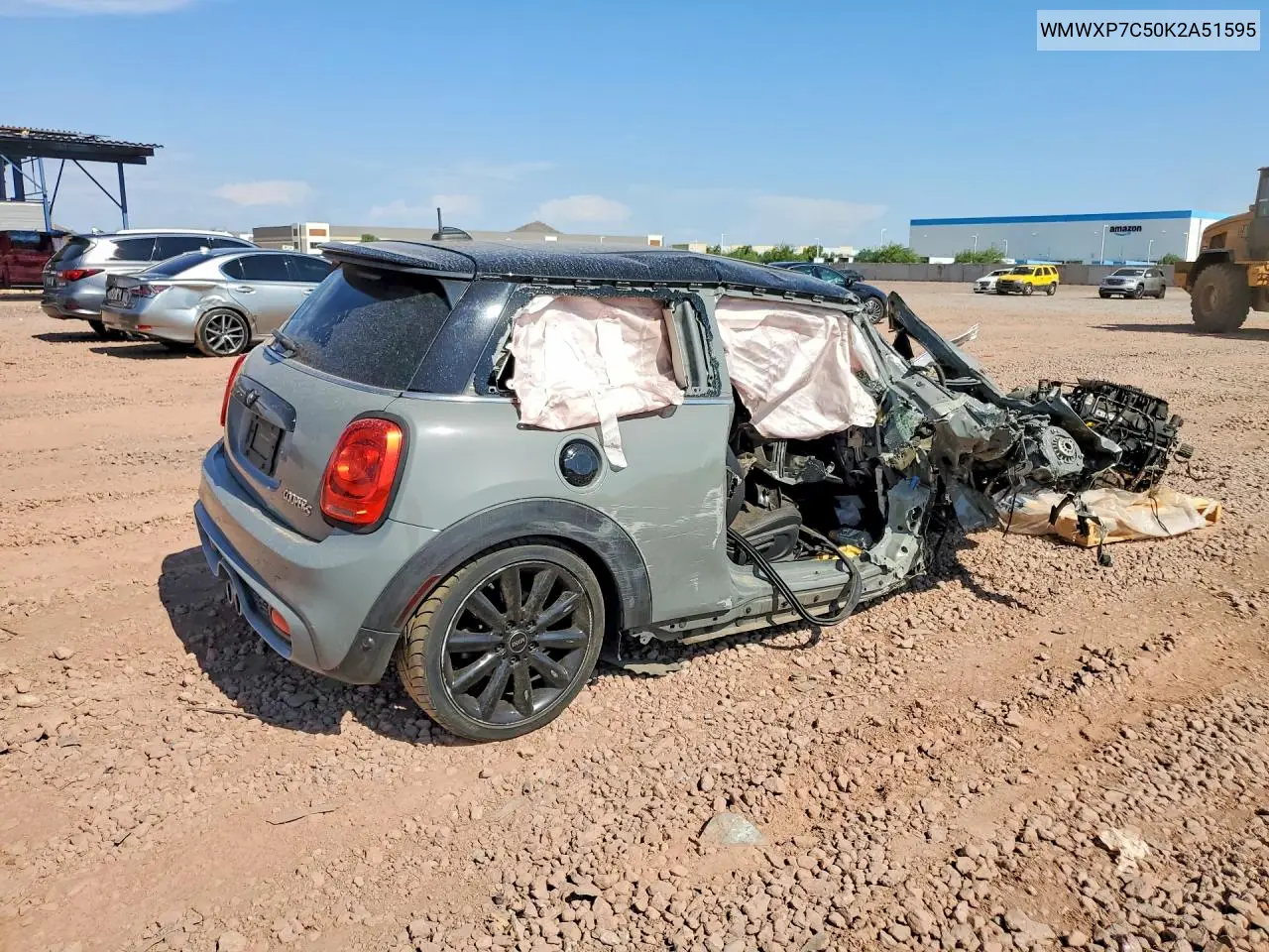 2019 Mini Cooper S VIN: WMWXP7C50K2A51595 Lot: 60721276