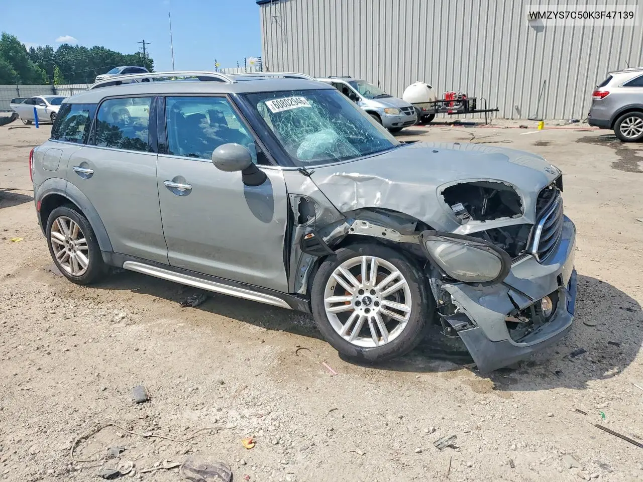 2019 Mini Cooper Countryman VIN: WMZYS7C50K3F47139 Lot: 60802946