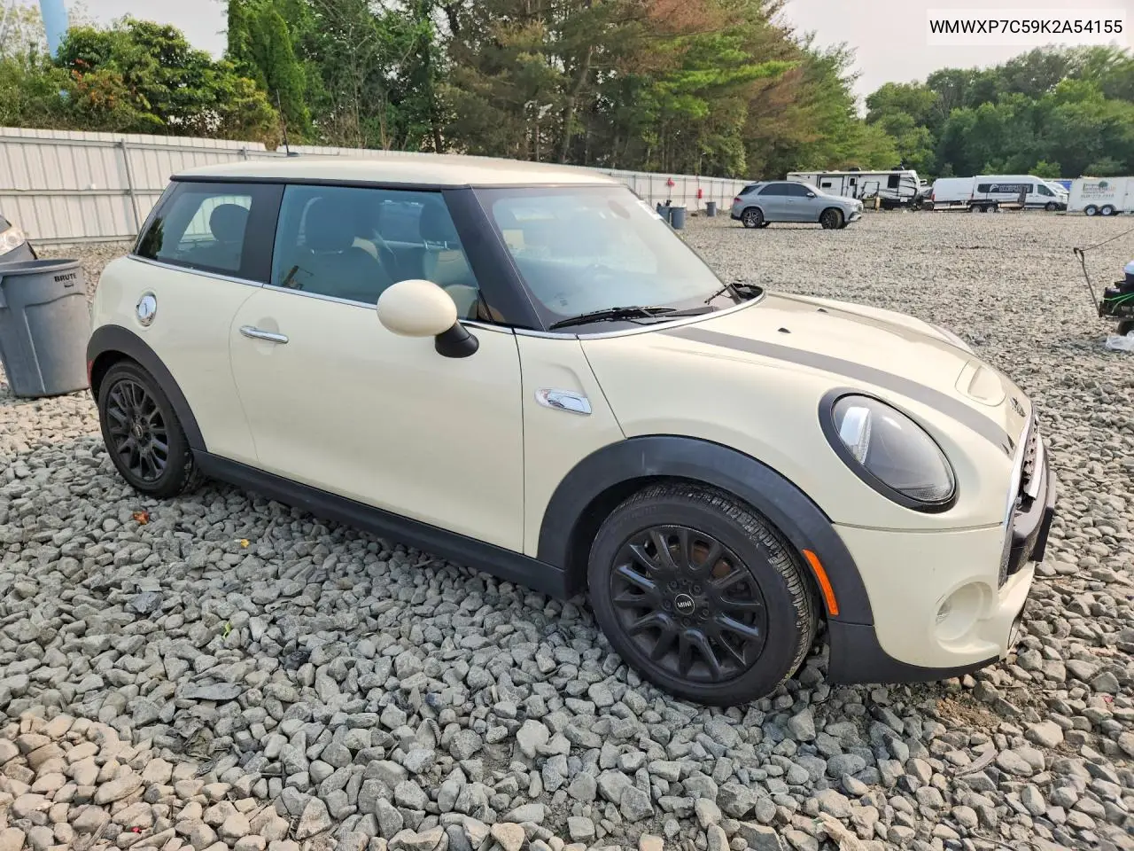 2019 Mini Cooper S VIN: WMWXP7C59K2A54155 Lot: 60862086