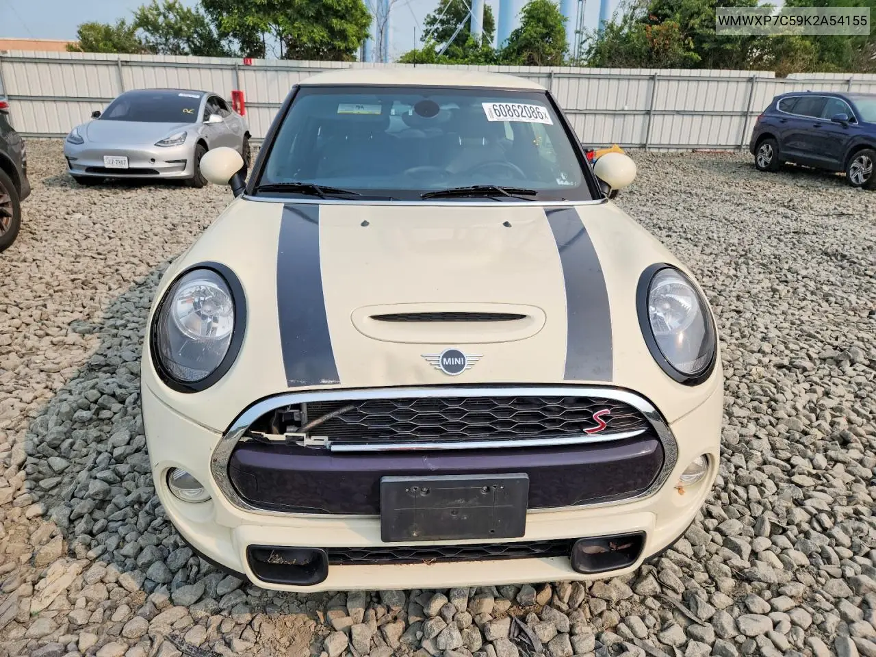 2019 Mini Cooper S VIN: WMWXP7C59K2A54155 Lot: 60862086