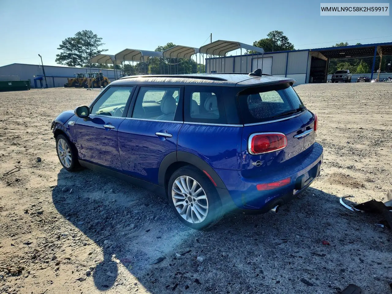 2019 Mini Cooper S Clubman VIN: WMWLN9C58K2H59917 Lot: 61398756